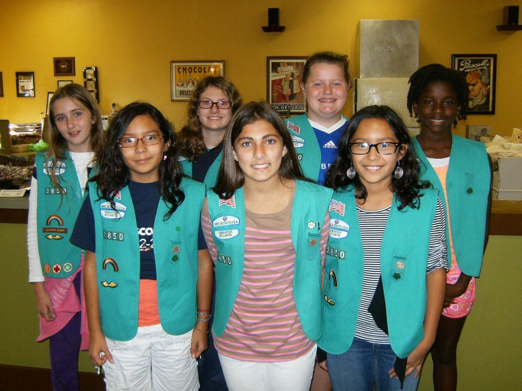 girl-scouts-002 Toya Nash speaking with Girl Scouts about careers in the arts
